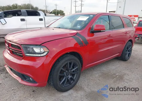 2017 Dodge Durango R/T Rwd z USA, uszkodzony, nr VIN 1C4SDHCT1HC697741